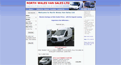 Desktop Screenshot of northwalesvansales.co.uk